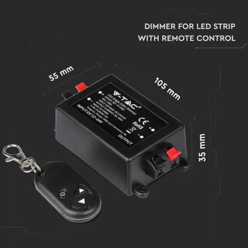 Controler banda led cu telecomanda, V-TAC