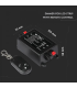 Controler banda led cu telecomanda, V-TAC