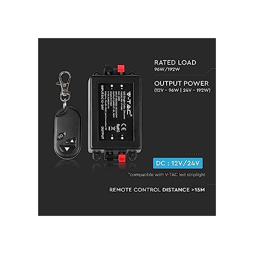 Controler banda led cu telecomanda, V-TAC