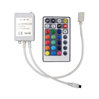 Controler banda LED RGB infrarosu 3 in 1 cu telecomanda, V-TAC