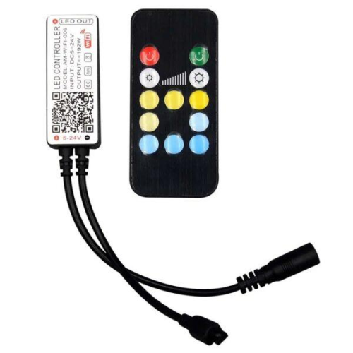 Controler banda LED Wifi 3 in 1 cu telecomanda, V-TAC