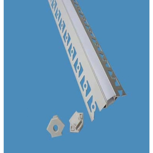 Profil aluminiu rigips colt exterior 2m, V-TAC