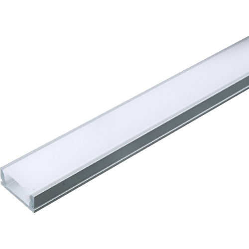 Profil aluminiu cu capac drept 2m 17.4x7, V-TAC