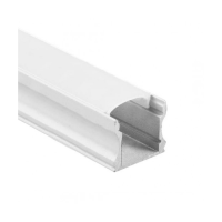 Profil aluminiu PT 2m 17.2x15.5, V-TAC