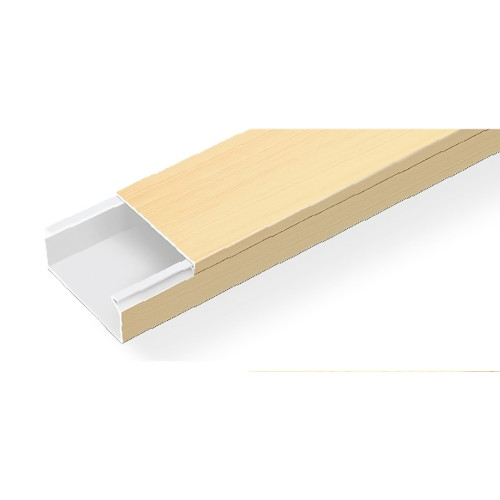 Canal cablu PVC cu adeziv 90x20 2m fag, Mutlusan
