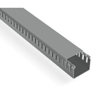 Canal cablu PVC perforat 25x25 2m, Mutlusan
