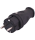 Stecher schuko cauciuc IP44 16A, Lezard