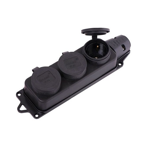 Priza cu capac 3P IP44 16A, Lezard