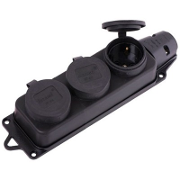 Priza cu capac 3P IP44 16A, Lezard