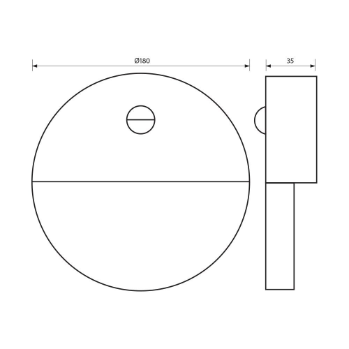Aplica LED cu senzor de miscare Aura 10W, Vivalux