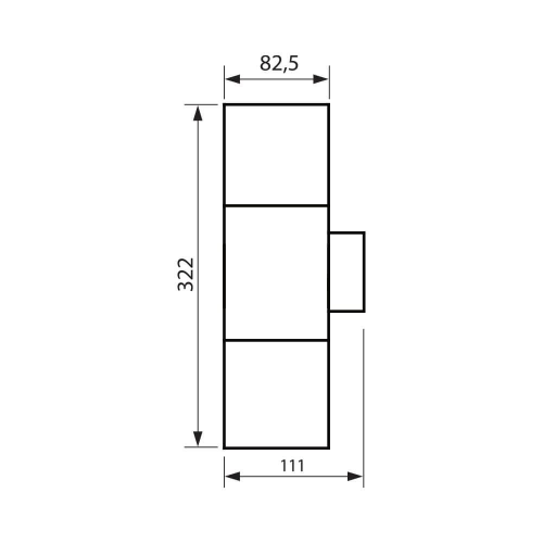 Aplica LED Saporo 2xE27, Vivalux