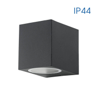 Aplica LED Porto/sq GU10 negru, Vivalux