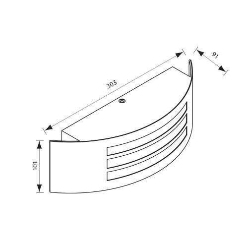 Aplica LED Sydney E27 maro, Vivalux