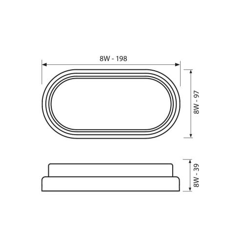 Lampa LED Ellis 8W, Vivalux