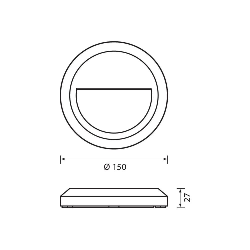 Aplica LED Rino 1.5W, Vivalux