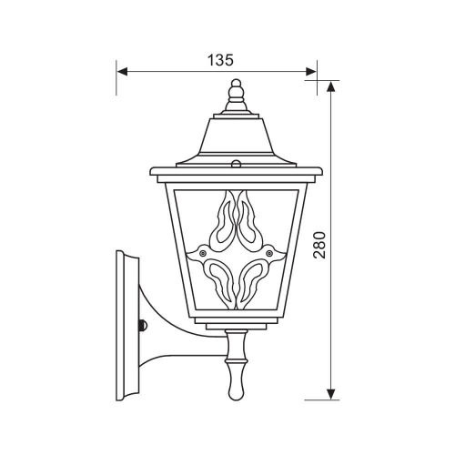 Aplica Lyon WU E27, Vivalux