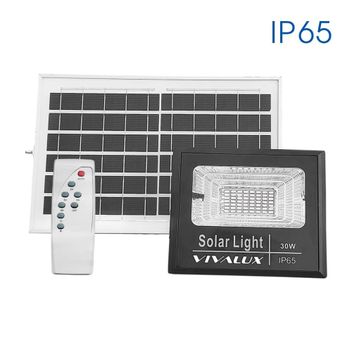 Proiector solar LED cu senzor 30W 6400K, Vivalux