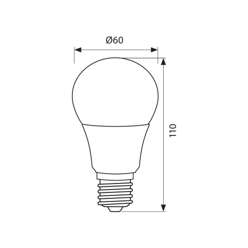 Bec LED Largo 6W E27 3000K, Vivalux