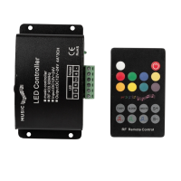 Controler audio RF benzi LED RGB, UltraLux