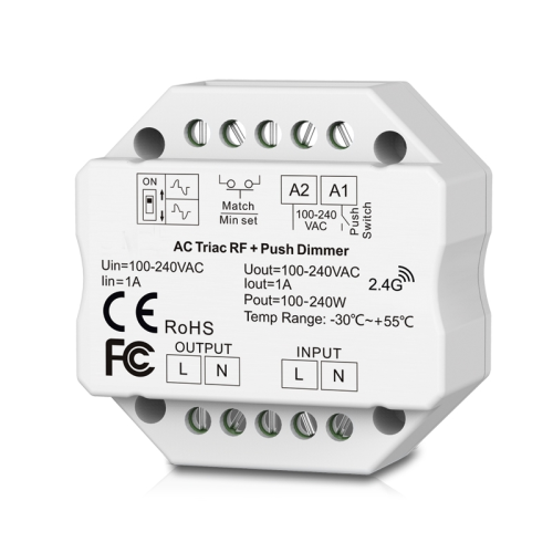 Dimmer Triac RF incastrabil, UltraLux