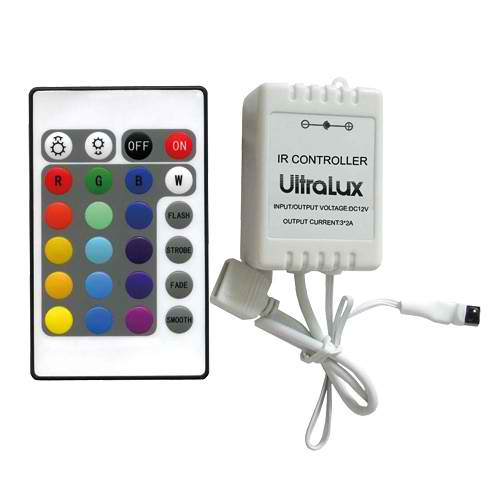 Controler infrarosu benzi LED RGB, UltraLux