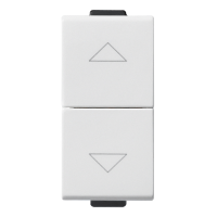 Intrerupator cu revenire  Neve Up alb 1M 2P 10A, Vimar