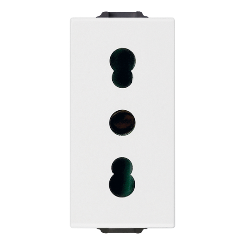 Priza Neve Up alb 2P+E 16A, Vimar