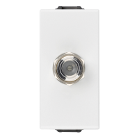 Priza TV tip F Neve Up alb, Vimar
