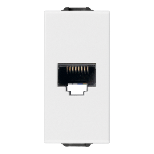 Priza RJ45 cat5e UTP Neve Up alb, Vimar