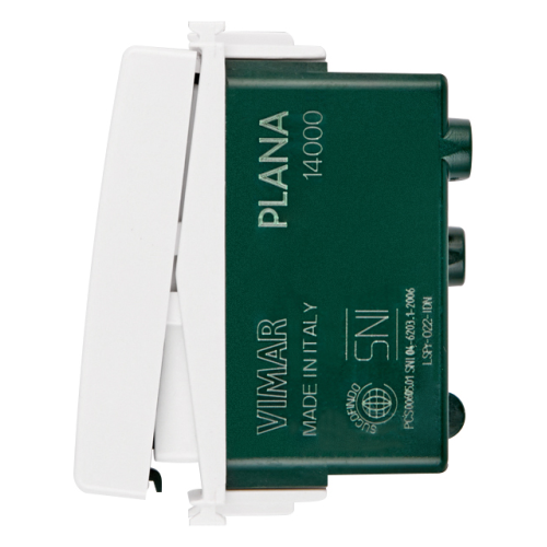 Intrerupator Plana alb 1M 10A, Vimar