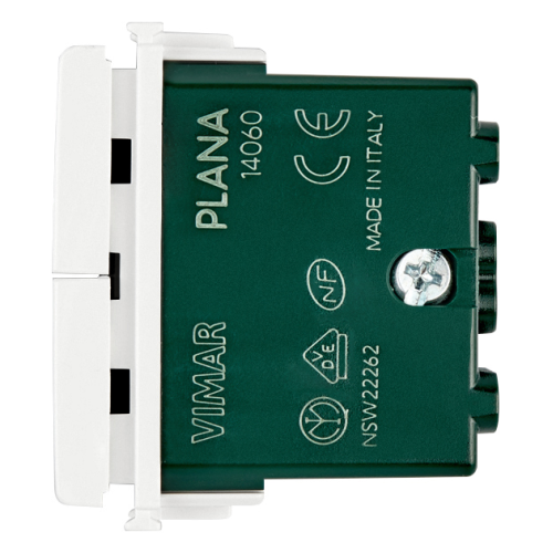 Intrerupator Plana alb 1M 2P 10A, Vimar