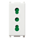 Priza standard italiana Plana alb 1M 16A, Vimar