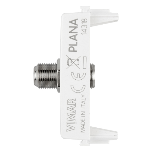 Priza TV mama tip F Plana alb 1M, Vimar