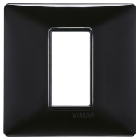 Rama Plana 1M negru, Vimar