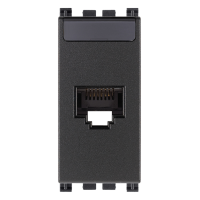 Priza RJ45 cat5e UTP Arke gri antracit 1M, Vimar