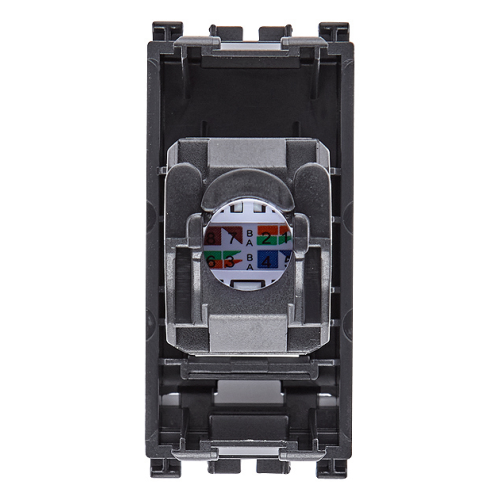 Priza RJ45 cat5e UTP Arke gri antracit 1M, Vimar