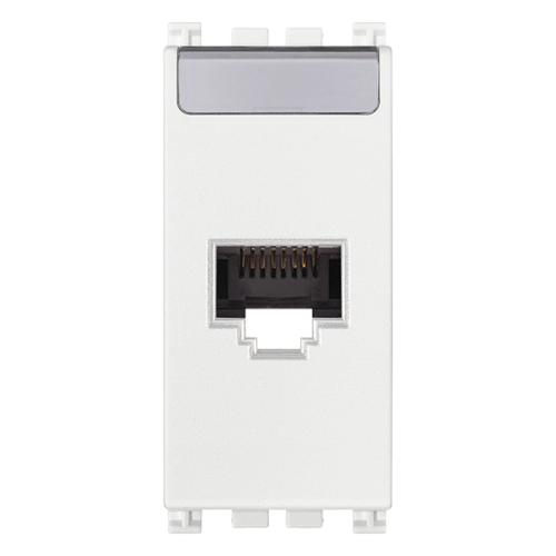 Priza RJ45 cat5e UTP Arke alb 1M, Vimar