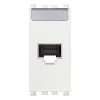 Priza RJ45 cat5e UTP Arke alb 1M, Vimar