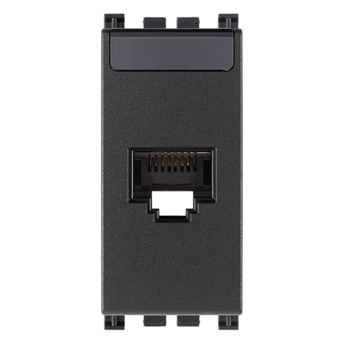Priza RJ45 cat6 FTP Arke gri antracit 1M, Vimar