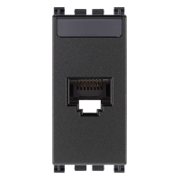 Priza RJ45 cat6 FTP Arke gri antracit 1M, Vimar