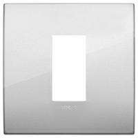 Rama Arke 1M metal argintiu, Vimar