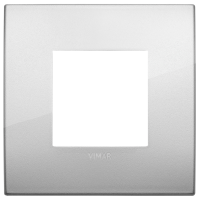 Rama Arke 2M metal argintiu, Vimar
