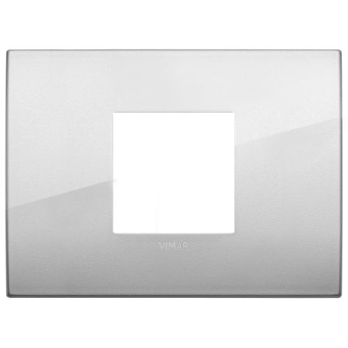 Rama Arke 2M (pentru suport 3M) metal argintiu, Vimar