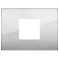 Rama Arke 2M (pentru suport 3M) metal argintiu, Vimar