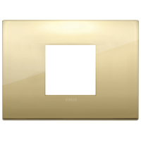 Rama Arke 2M (pentru suport 3M) metal auriu, Vimar