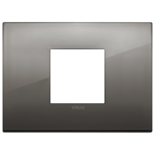 Rama Arke 2M (pentru suport 3M) metal negru crom, Vimar