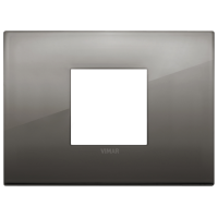 Rama Arke 2M (pentru suport 3M) metal negru crom, Vimar
