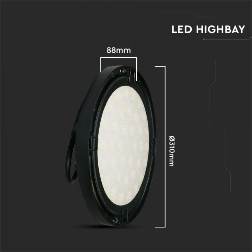 Lampa LED industriala highbay Ø310x88mm 200W 6500k, V-TAC