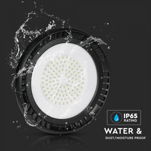 Lampa LED industriala highbay driver Meanwell Ø280x165mm 100W 6400k 5 ani garantie, V-TAC