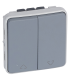 Intrerupator dublu etans Plexo 10A IP55, Legrand